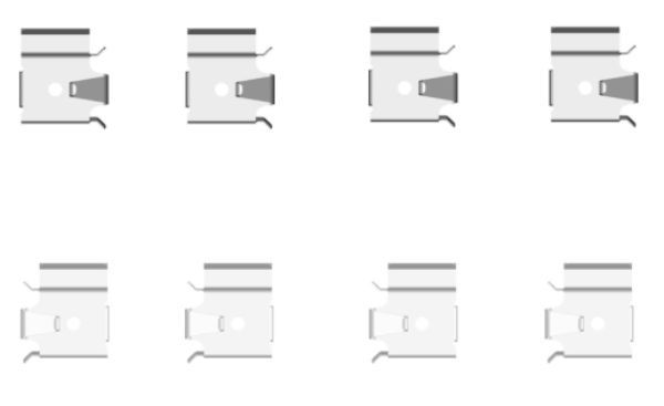 HELLA PAGID Комплектующие, колодки дискового тормоза 8DZ 355 204-541